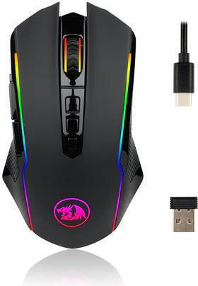 Redragon Ranger M910-KS Dual mode Ασύρματο RGB Gaming Ποντίκι 4000 DPI Μαύρο - Image 5