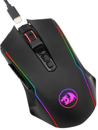 Redragon Ranger M910-KS Dual mode Ασύρματο RGB Gaming Ποντίκι 4000 DPI Μαύρο - Image 8