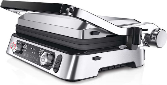 Braun Multigrill 9 Pro Επιτραπέζια Ηλεκτρική Ψησταριά Λείας και Αυλακωτής Πλάκας 2200W με Καπάκι και Ρυθμιζόμενο Θερμοστάτη 44.5x35.5εκ. CG9160 - Image 2