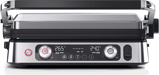 Braun Multigrill 9 Pro Επιτραπέζια Ηλεκτρική Ψησταριά Λείας και Αυλακωτής Πλάκας 2200W με Καπάκι και Ρυθμιζόμενο Θερμοστάτη 44.5x35.5εκ. CG9160 - Image 3