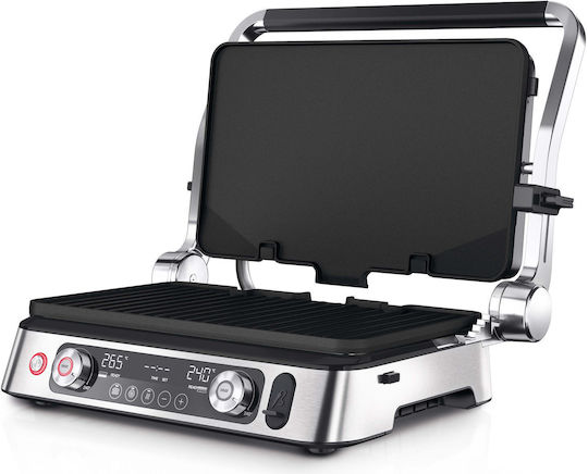 Braun Multigrill 9 Pro Επιτραπέζια Ηλεκτρική Ψησταριά Λείας και Αυλακωτής Πλάκας 2200W με Καπάκι και Ρυθμιζόμενο Θερμοστάτη 44.5x35.5εκ. CG9160 - Image 9