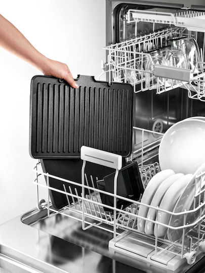 Braun Multigrill 9 Pro Επιτραπέζια Ηλεκτρική Ψησταριά Λείας και Αυλακωτής Πλάκας 2200W με Καπάκι και Ρυθμιζόμενο Θερμοστάτη 44.5x35.5εκ. CG9160 - Image 13