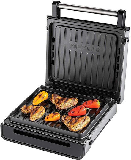 George Foreman Τοστιέρα Γκριλιέρα 1500W Inox - Image 4