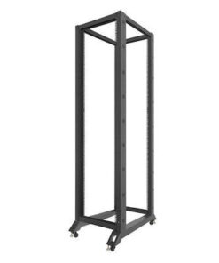 Lanberg Επιδαπέδια Καμπίνα Rack 42U Μαύρο
