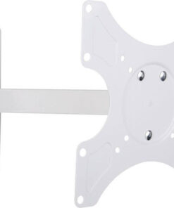 Techly ICA-LCD 2901 ICA-LCD 2901WH Βάση Τηλεόρασης Τοίχου με Βραχίονα έως 37" και 25kg White Λευκό