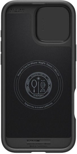 Spigen Optik Armor MagFit Back Cover Σιλικόνης 2mm Μαύρο (iPhone 16 Pro) ACS08149 - Image 8