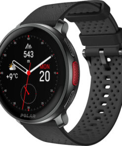 Alternative view of Polar Vantage V3 Aluminium 47mm Αδιάβροχο Smartwatch με Παλμογράφο (S/L Black Rubber Strap)