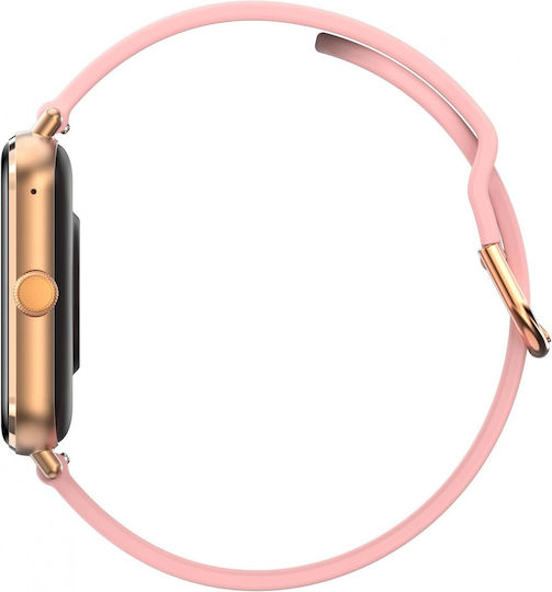 Garett GRC Classic Smartwatch με Παλμογράφο (Ροζ Χρυσό) - Image 5