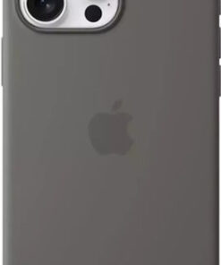 Alternative view of Apple Silicone Case with MagSafe Back Cover Σιλικόνης Stone Gray (iPhone 16 Pro Max) MYYV3ZM/A