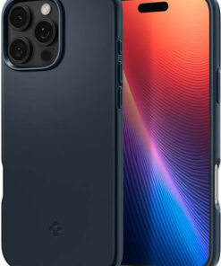 Alternative view of Spigen Thin Fit Back Cover Πλαστικό 1.55mm Metal Slate (iPhone 16 Pro Max) ACS07980