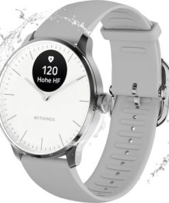 Alternative view of Withings ScanWatch 2 Stainless Steel 42mm Αδιάβροχο με Παλμογράφο (Λευκό)