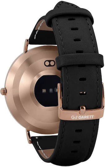 Garett Verona 50mm Smartwatch με Παλμογράφο (Χρυσό / Μαύρο) - Image 3