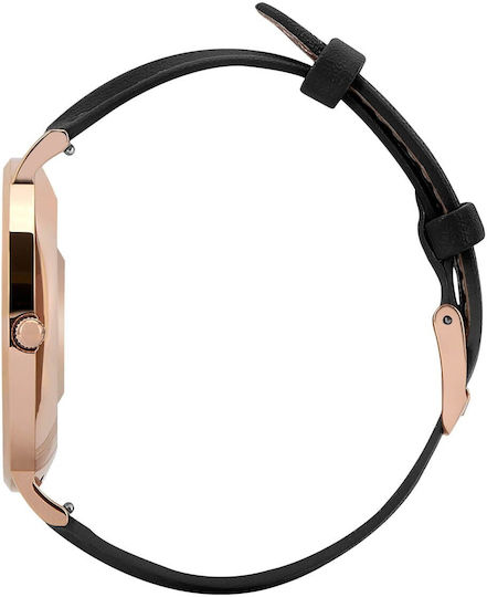 Garett Verona 50mm Smartwatch με Παλμογράφο (Χρυσό / Μαύρο) - Image 5