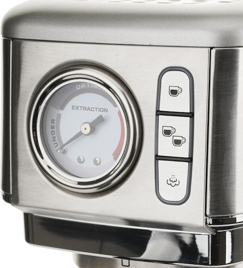 Ariete 1381/10 Μηχανή Espresso 1300W Πίεσης 15bar Ασημί - Image 5