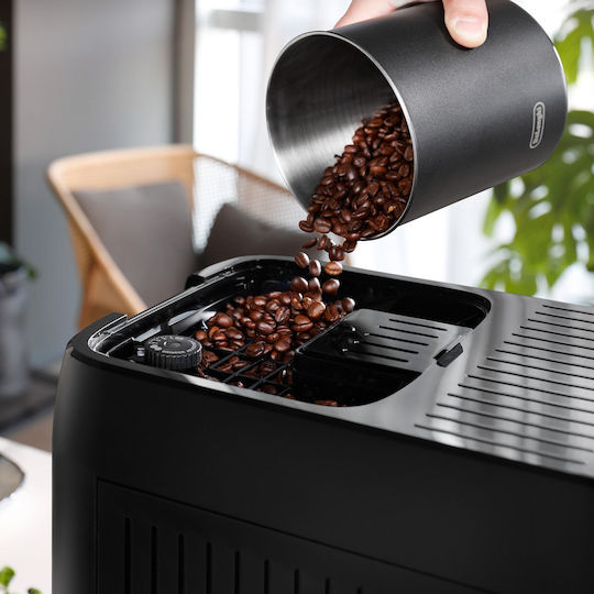 De'Longhi Magnifica Plus Αυτόματη Μηχανή Espresso 1450W Πίεσης 15bar για Cappuccino με Μύλο Άλεσης Λευκή - Image 5