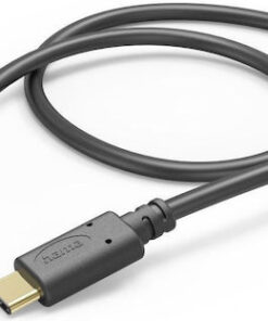 HAMA USB 2.0 Cable USB-C male - USB-C Μαύρο 1m (00201589)