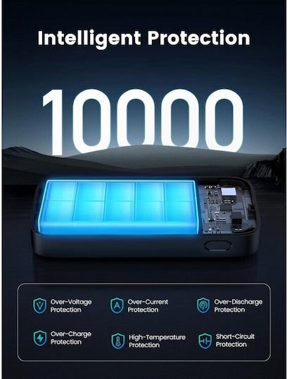 Ugreen PB502 Power Bank 10000mAh 30W με Θύρα USB-A και Θύρα USB-C Power Delivery / Quick Charge 3.0 Γκρι - Image 8