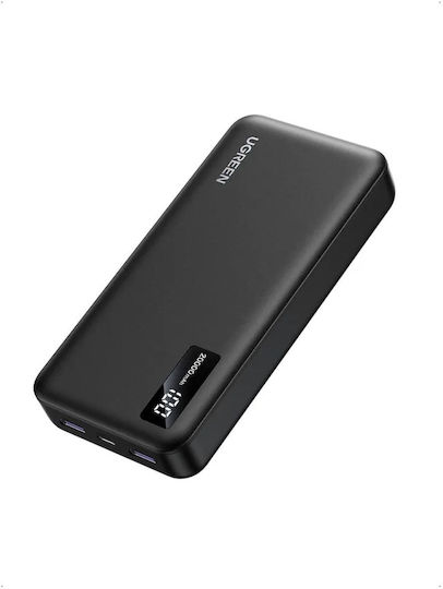 Ugreen PB312 Power Bank 20000mAh 20W με 2 Θύρες USB-A και Θύρα USB-C Μαύρο - Image 3