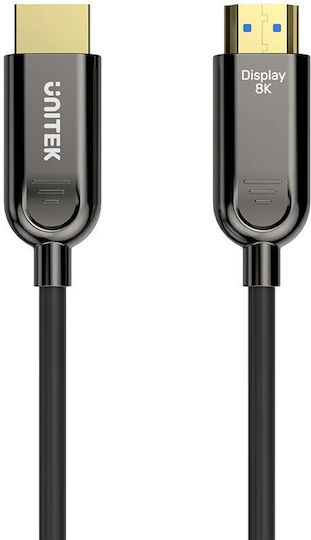 Unitek HDMI 2.1 Cable HDMI male - HDMI male 30m Μαύρο (C11085GY01-30M) - Image 2
