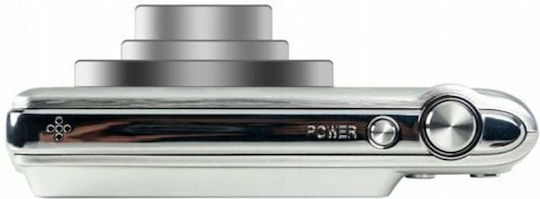 AgfaPhoto Realishot Dc8200 Compact Φωτογραφική Μηχανή 18MP Οπτικού Ζουμ 8x με Οθόνη 2.7" και Ανάλυση Video Full HD (1080p) Ασημί - Image 3