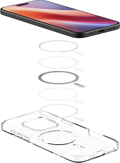 Spigen Liquid Crystal MagFit Back Cover Tempered Glass 0.3mm Crystal Clear (iPhone 16 Pro) ACS08389 - Image 5