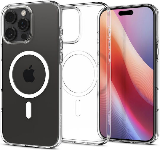 Spigen Liquid Crystal MagFit Back Cover Tempered Glass 0.3mm Crystal Clear (iPhone 16 Pro) ACS08389 - Image 3