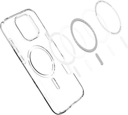 Spigen Liquid Crystal MagFit Back Cover Tempered Glass 0.3mm Crystal Clear (iPhone 16 Pro) ACS08389 - Image 6