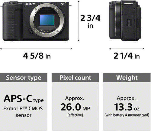 Sony ZV-E10 II Mirrorless Φωτογραφική Μηχανή Kit (E PZ 16-50mm F3.5-5.6 OSS II) Μαύρη - Image 12