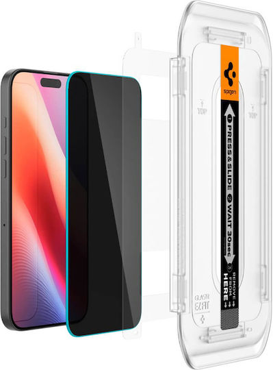 Spigen GLAS.tR EZ Fit Privacy Tempered Glass 2τμχ (iPhone 17 Pro Max / iPhone 16 Pro Max) AGL07908 - Image 4