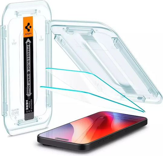GLAS.tR EZ FIT Tempered Glass 2τμχ (iPhone 17 / 17 Pro / 16 Pro) AGL07928 - Image 5