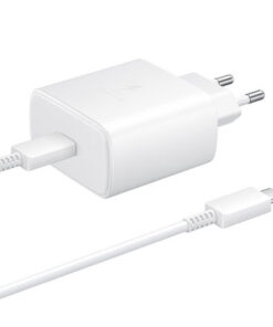 Alternative view of Samsung Φορτιστής με Θύρα USB-C και Καλώδιο USB-C - USB-C 45W Λευκός (EP-TA845EWE + EP-DW767JWE Bulk)