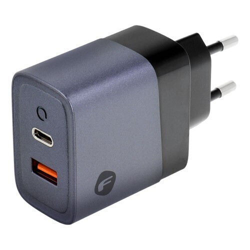 Forcell Φορτιστής Χωρίς Καλώδιο GaN με Θύρα USB-A και Θύρα USB-C 45W Power Delivery / Quick Charge 4.0 Γκρι - Image 2
