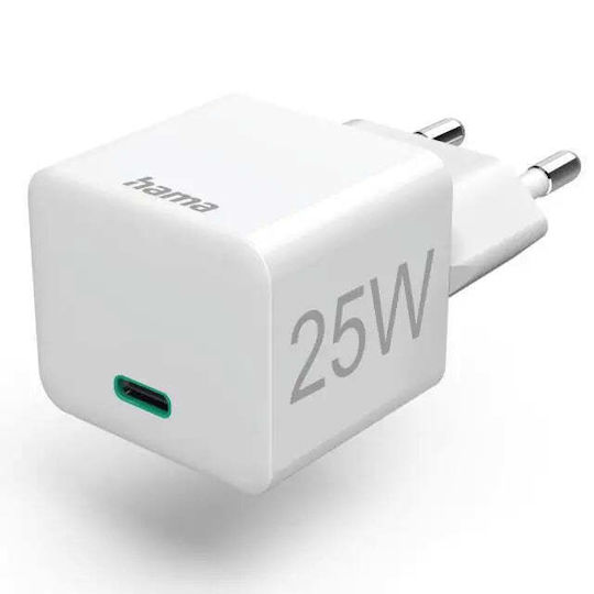 HAMA Φορτιστής Χωρίς Καλώδιο με Θύρα USB-C 25W Quick Charge 3.0 Λευκός (00201652) - Image 5