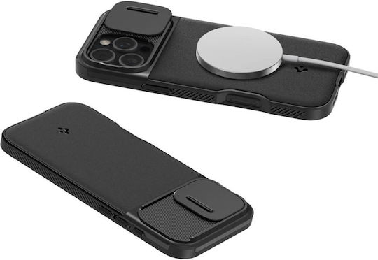Spigen Optik Armor (MagFit) Back Cover Σιλικόνης 2mm Μαύρο (iPhone 16 Pro Max) ACS08015 - Image 5