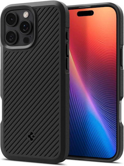 Spigen Core Armor Back Cover Σιλικόνης 1.2mm Μαύρο (iPhone 16 Pro) ACS08157 - Image 2