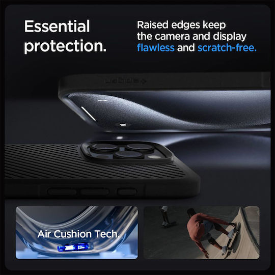 Spigen Core Armor Back Cover Σιλικόνης 1.2mm Μαύρο (iPhone 16 Pro) ACS08157 - Image 12