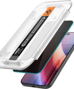 Alternative view of Spigen GLAS.tR EZ Fit Privacy Tempered Glass 2τμχ (iPhone 17 Pro Max / iPhone 16 Pro Max) AGL07908