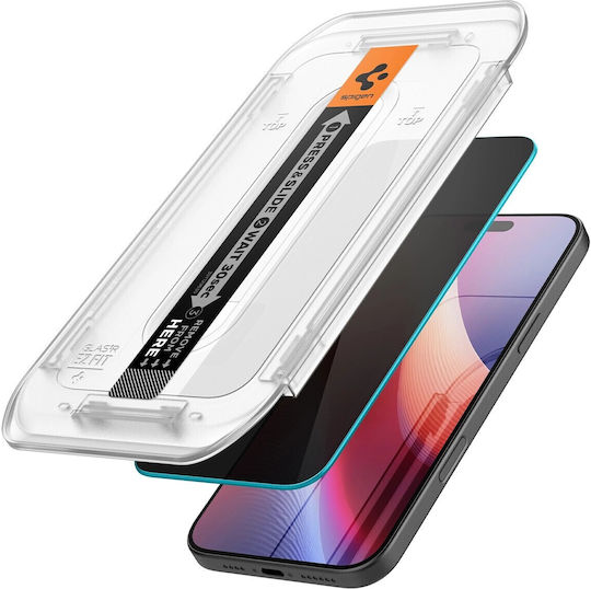 Spigen GLAS.tR EZ Fit Privacy Tempered Glass 2τμχ (iPhone 17 Pro Max / iPhone 16 Pro Max) AGL07908 - Image 2