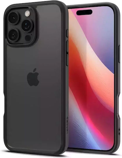 Spigen Ultra Hybrid Back Cover Πλαστικό 1.2mm Matte Black (iPhone 16 Pro) ACS08125 - Image 3