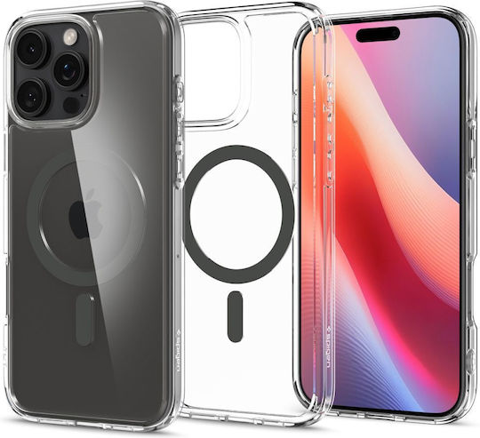 Spigen Ultra Hybrid MagFit Back Cover Πλαστικό 1.2mm Graphite (iPhone 16 Pro) ACS08130