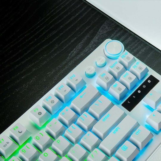 Razer Huntsman V3 Pro Tenkeyless Οπτικό Gaming Πληκτρολόγιο Tenkeyless με Razer Analog Optical Gen-2 διακόπτες και RGB φωτισμό (Αγγλικό US) Λευκό - Image 8