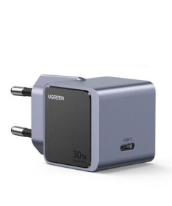 Ugreen Φορτιστής Χωρίς Καλώδιο GaN με Θύρα USB-C 30W Power Delivery / Quick Charge 3.0 Γκρι (Nexode S Χ503)