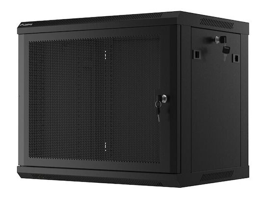 Lanberg Επιτοίχια Καμπίνα Rack 9U Μαύρο WF01-6409-23B - Image 3