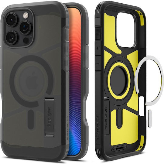 Spigen Tough Armor AI MagFit Back Cover Σιλικόνης 2mm Frost Black (iPhone 16 Pro Max) ACS08502 - Image 2