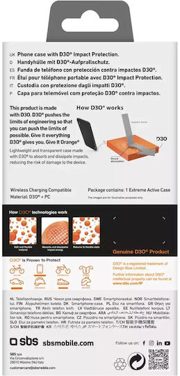 Sbs Extreme Active D3o Case Iphone 16 Pro Max Transparent - Image 3