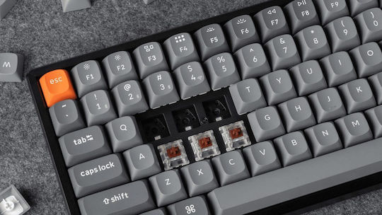 Keychron K2 Max K2M-J3 Ασύρματο Gaming Μηχανικό Πληκτρολόγιο 75% με Keychron Super Brown διακόπτες και RGB φωτισμό (Αγγλικό US) - Image 2