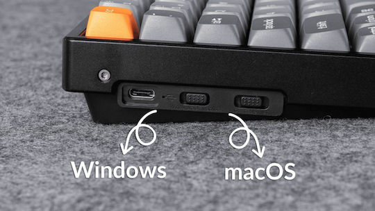 Keychron K2 Max K2M-J3 Ασύρματο Gaming Μηχανικό Πληκτρολόγιο 75% με Keychron Super Brown διακόπτες και RGB φωτισμό (Αγγλικό US) - Image 3