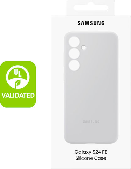 Samsung Back Cover Σιλικόνης Γκρι (Galaxy S24 FE) EF-PS721CJEGWW - Image 4