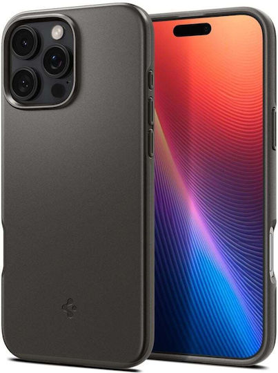 Spigen Thin Fit (MagFit) Back Cover Πλαστικό 1.55mm Gunmetal (iPhone 16 Pro) ACS08107 - Image 7