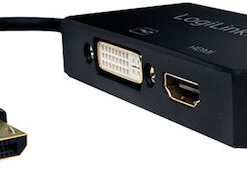 Alternative view of LogiLink Μετατροπέας DisplayPort male σε DVI-D / HDMI / VGA female 1τμχ CV0109